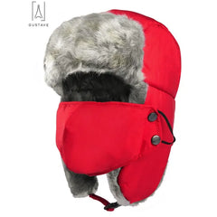 Gustave Winter Trapper Hat – Russian Trooper Ushanka with Ear Flaps & Windproof Ski Cap for Men and Women