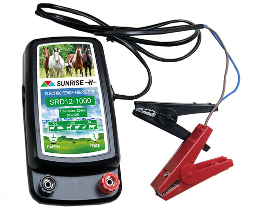 Sunrise Electric Fence Energizer SRD12-1000