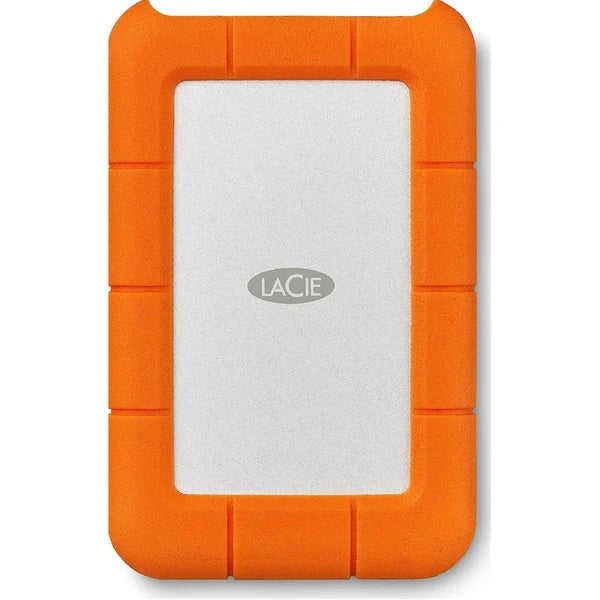 Lacie Rugged Mini USB-C Portable External SSD - Orange