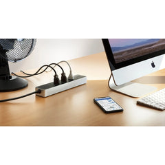 Eve Energy Strip Smart Triple Outlet & Power Meter with Apple HomeKit technology - Black/Silver