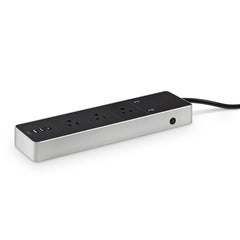 Eve Energy Strip Smart Triple Outlet & Power Meter with Apple HomeKit technology - Black/Silver