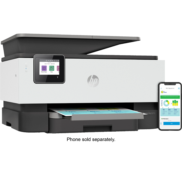 HP OfficeJet Pro 9015e Wireless All-In-One Inkjet Printer (1G5L3A#B1H) - White
