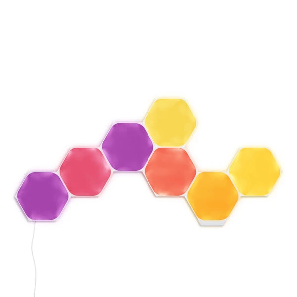 Nanoleaf Shapes Hexagons Smarter Kit (7 Panels) - Multicolor