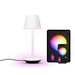 Philips Hue Go Bluetooth Portable Table Lamp - White