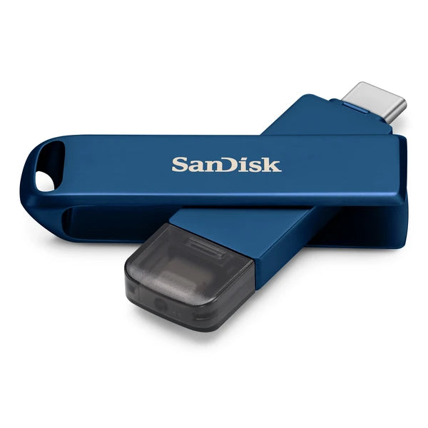 SanDisk 128GB Flash Drive 2-in-1 Lightning and USB Type-C Connectors Phone Drive 