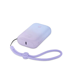 Nimble Champ Dual USB-C Portable Charger - Glacial Blue Lavender