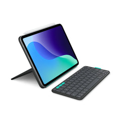 Logitech Flip Folio Keyboard Case For iPad Pro 11" (M4) & IPAD AIR 11" (M2, M3) - Graphite