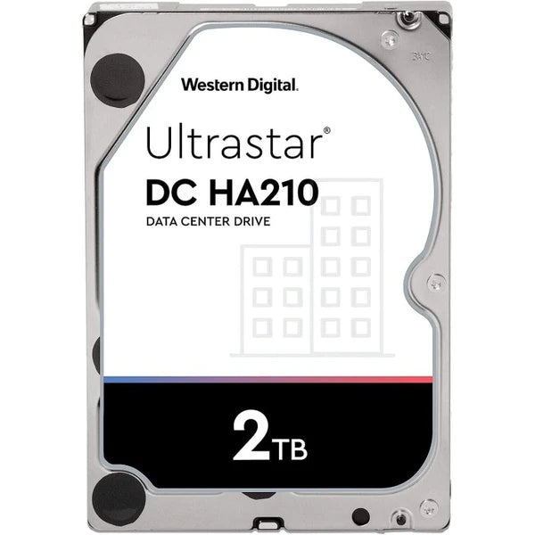 WD 1W10002 Ultrastar DC HA210 HDD Server 3.5’’ 2TB 1 7200 RPM, SATA - HUS722T2TALA604