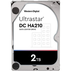 WD 1W10002 Ultrastar DC HA210 HDD Server 3.5’’ 2TB 1 7200 RPM, SATA - HUS722T2TALA604