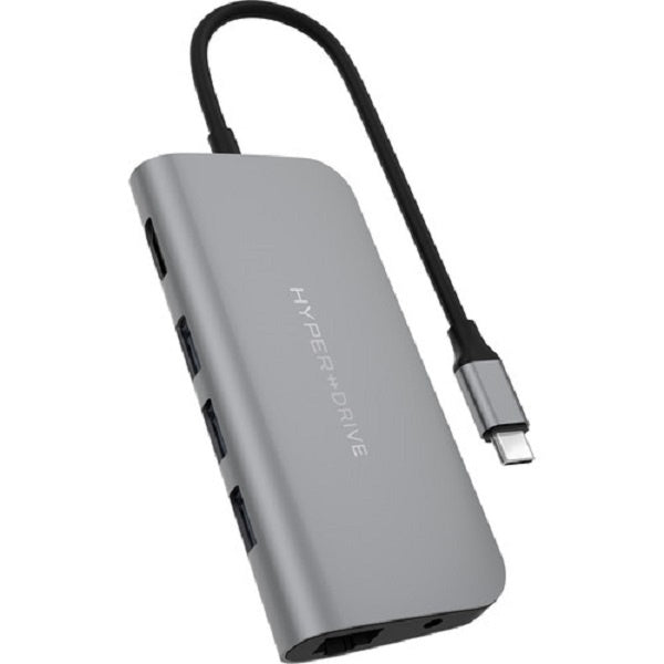 HYPER HyperDrive Power 9-in-1 USB Type-C HUB (HD30F-GRAY) - Space Gray