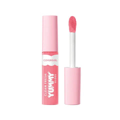 COVERGIRL Clean Fresh Yummy & Yummy Plumper Lip Gloss, Sheer, Natural Scents, Vegan Formula