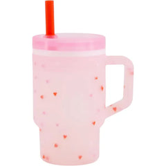 Infantino My 1st Tumbler 9 Oz Silicone Sippy Cup with Straw & Handle