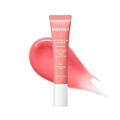 VIDIVICI Peptide Butter Tint Balm 10 Color Variants, Moisturizing Lip Tint with Melting Peptide Complex & Sheer Tinted Glow