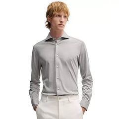 BOSS by Hugo Boss Men's Slim-Fit Cotton-Blend Shirt