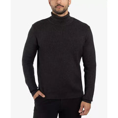 SPRING + MERCER Men's Ribbed Turtle Neck Sweater