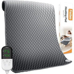 Focbeo Large Heating Pad 32"x24" - King Size Electric Heat Pad for Back, Neck & Shoulder Pain