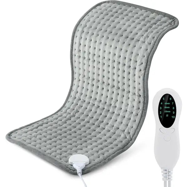 Lieberwell Electric Heating Pads 12''×24'' With LCD Controller, 10 Heat Settings 3 Timer, Auto Shut Off Function