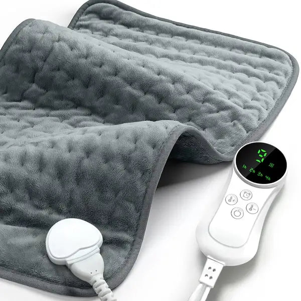 Hingming XXX-Large Heating Pad [33'' x 17''] - Ultra Soft Electric Pad with 9 Heat Settings & Auto Off