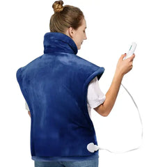 kibhous Heating Pad for Back, Neck, and Shoulders – 24" x 33" Heating Vest with 6 Adjustable Heat Levels, Fast Heating, & Auto Shut-Off