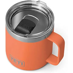 YETI Rambler 14 oz Mug, Vacuum Insulated, Stainless Steel with MagSlider Lid, Stainless | Vacuum Insulated, MagSlider Lid, Stainless