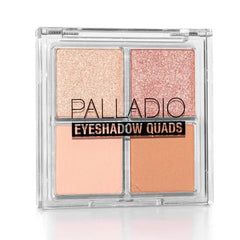 Palladio Eyeshadow Quads, Velvety Pigmented Blendable Matte, Metallic and Shimmer Finishes, Creamy Formula, Four Way Quad Eye Shadow Palette, Talc-Free