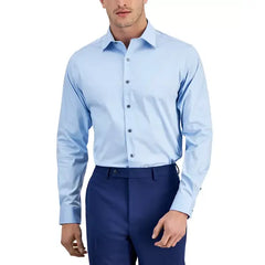 Alfani Men's Regular-Fit Temperature Regulating Solid Dress Shirt