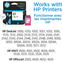 HP 61 Ink Cartridge (CH562WN) - Tri Color