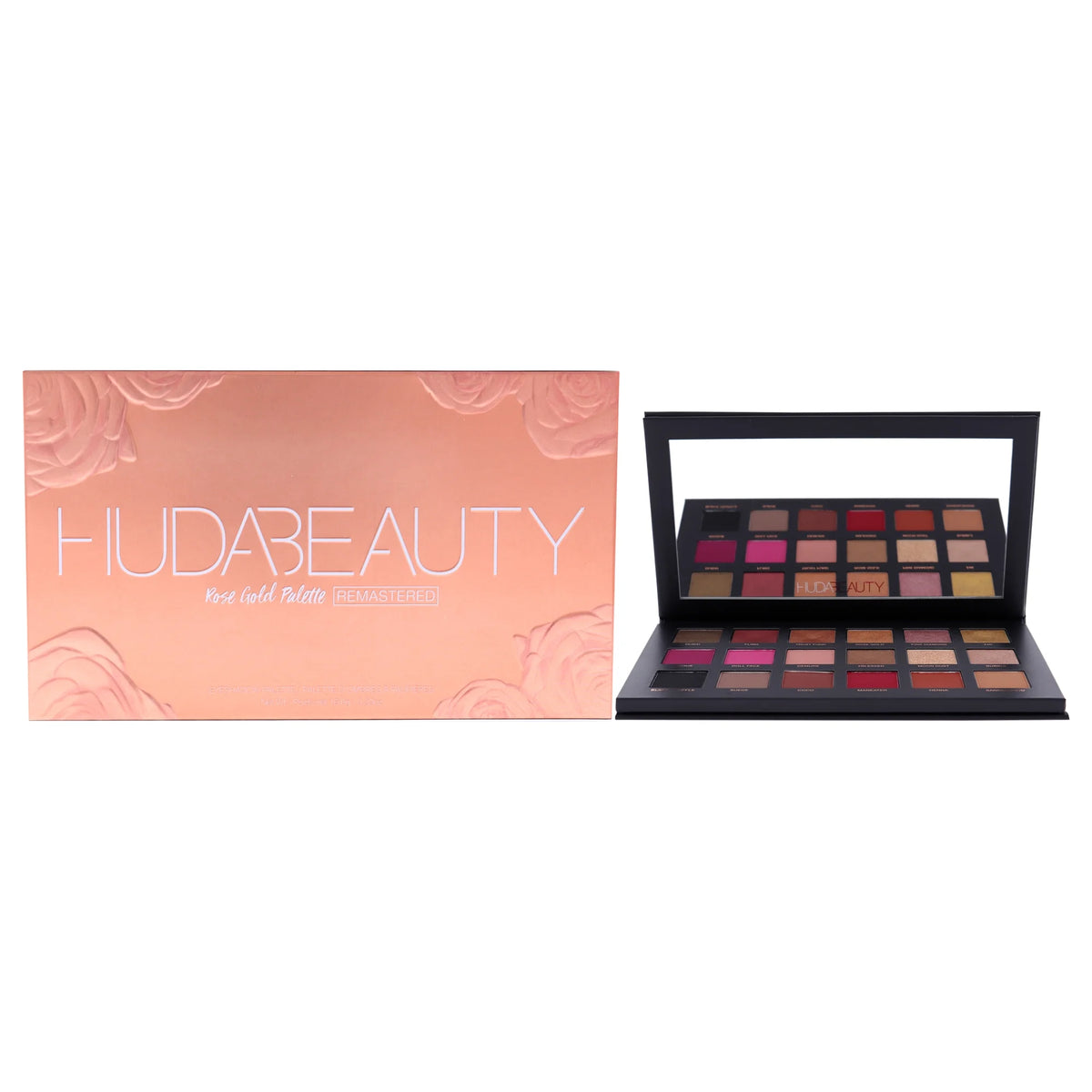 Huda Beauty Rose Gold Remastered Eyeshadow Palette, 0.59 oz Eye Shadow
