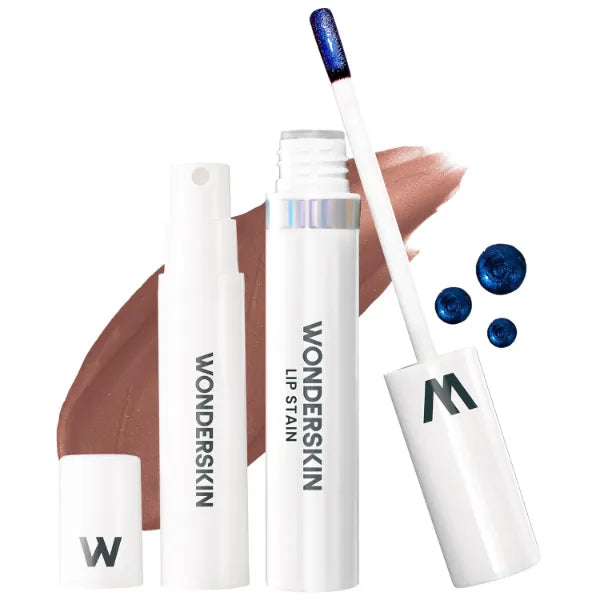 Wonderskin Wonder Blading Lip Stain Peel Off Masque - Long Lasting, Waterproof and Transfer Proof Nude Lip Tint, Matte Finish Peel Off Makeup