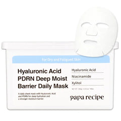 Papa Recipe Daily Sheet Mask PDRN x Collagen For Dry, Less Firm looking Skin, Korean Face Mask for Bouncy looking Skin