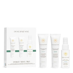 INNERSENSE Organic Beauty Travel Hair Trio - Non-Toxic, Cruelty-Free, Clean Haircare