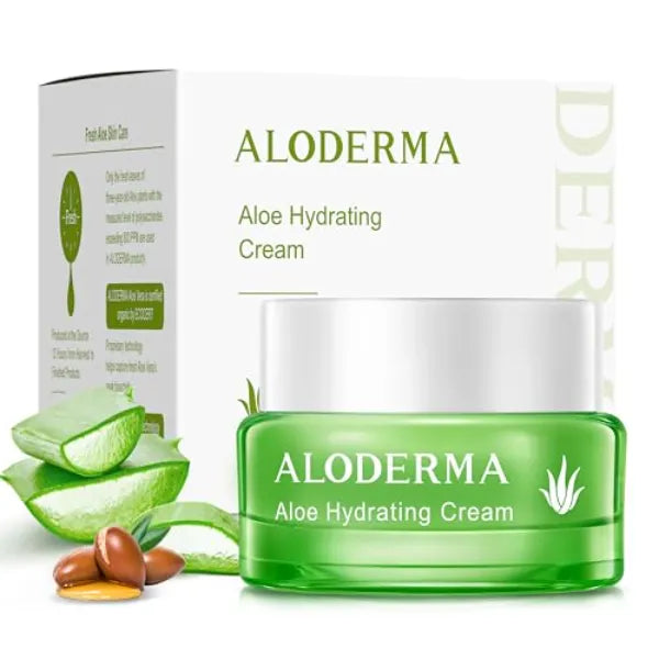 Aloderma Aloe Vera Skincare Collection – Hydrating, Soothing, Firming & Brightening Face & Eye Creams, 1.7o