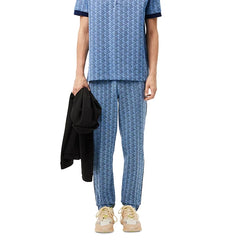 Lacoste Men's Geo Print Elastic-Waist Pant