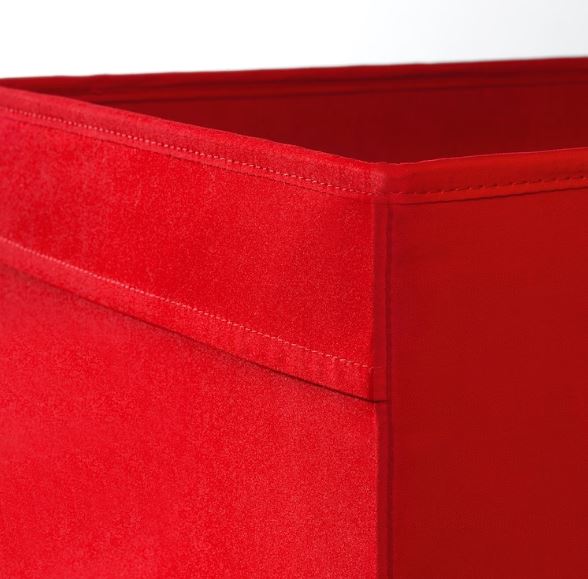 IKEA DRONA Storage Box Dimensions 33x38x33 cm Red Discount Store