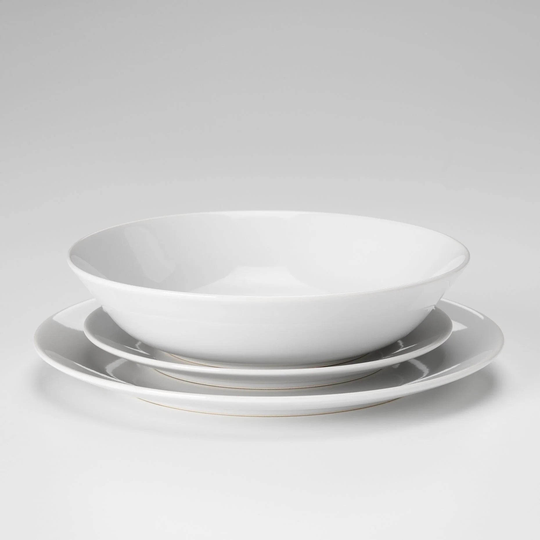 IKEA FLITIGHET Dinnerware Set 18-Piece - White