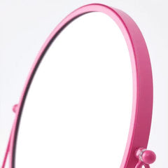 IKEA LASSBYN Table Mirror - Turnable Mirror for Home Decoration - Easy to Rotate - Pink, 17 cm
