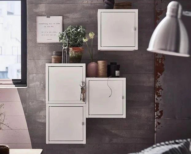 IKEA LIXHULT Metal Cabinet - White, 25x25 cm