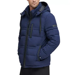 Men's Huxley Crinkle Down Jacket with Removable Hood