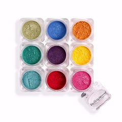 bellapierre Shimmer Powder 9 Stack | Paraben Free Eyeshadow | Vegan & Cruelty Free Eye Makeup - 9 Count