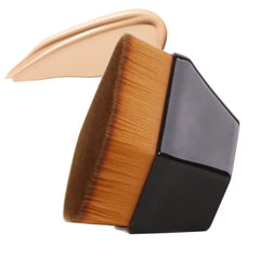 Daubigny Hexagon Flat Top Kabuki Foundation Brush with Protective Case | Professional Face Brush for Liquid and Powder