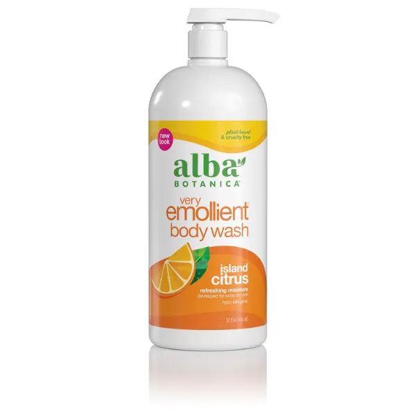 Alba Botanica Very Emollient Body Wash, 32 Oz