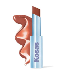 Kosas Wet Stick Moisturizing Shiny Sheer Lipstick with Ceramides, Hyaluronic acid, Peptides and Mango Butter - Soothes, Softens, and Moisturizes Lips