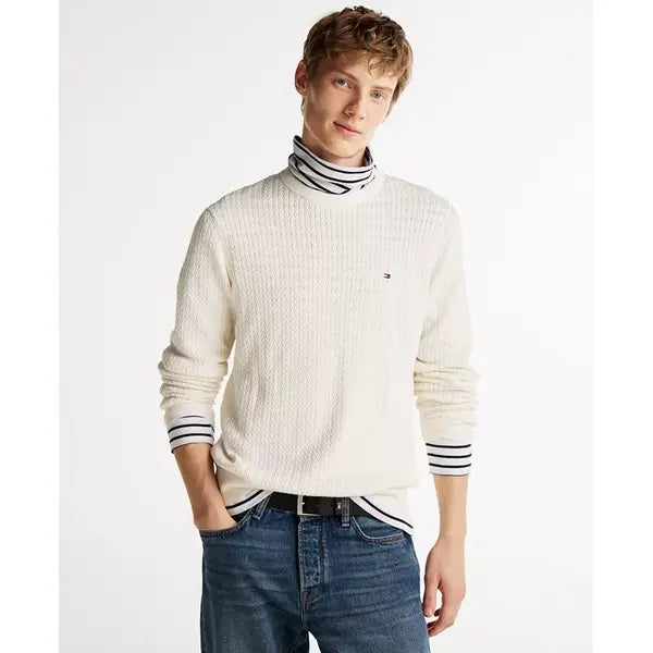 Tommy Hilfiger Men's Herringbone Knit Sweater