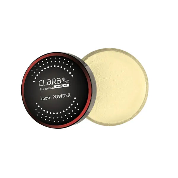 Claraline HD Loose Powder Form, Paraben-Free, Lightweight,Breathable, Long-Lasting, Transparent, Flawless Matte Finish, Face Setting Makeup Gift for Women