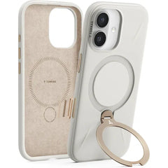 TORRAS Q3 Silicone Max Case with Stand, Fit for MagSafe, Liquid Silicone Soft Cozy Grip, 360 Spin Magnetic Stand, Camera Control, Protective Case for iPhone 16 Pro/ iPhone 17 & iPhone 17 Pro Max Silicone
