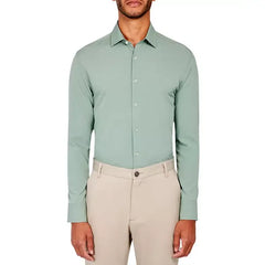 ConStruct Men's Solid Cooling Comfort Dress Shirt