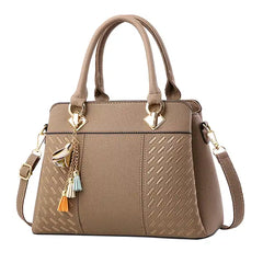 JAHH Women Genuine Leather Designer Tote Bags Purses and Handbags for Women Fashion Ladies Top Handle Shoulder Satchel Bag Four Seasons
