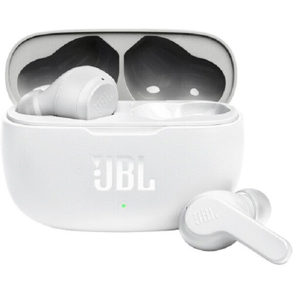JBL Vibe 200 True Wireless Earphone  (JBLV200TWSWHTAM) White