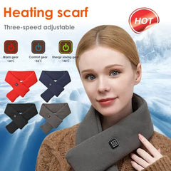 JLLOM Heated Scarf Neck Warmer, USB Rechargeable Electric Heating Pad for Women