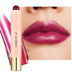 Oulac Moisturizing Lipstick - Hydrating Lipstick Tinted Lip Balm for Dry Lips, Purple Lip Crayon & Blush - Lip Color and Cheeks Makeup